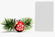 Weihnachtskugel Texthalter