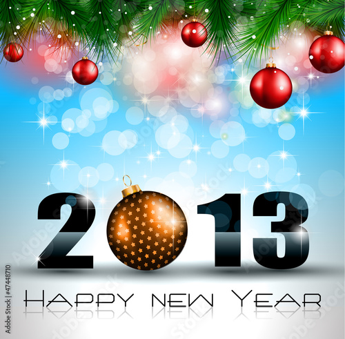 Vector: 2013 New Year Celebration Background 2013 New Year Celebration Background