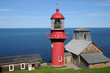 Quebec, the lighthouse of Pointe a la Renommee in Gaspesie