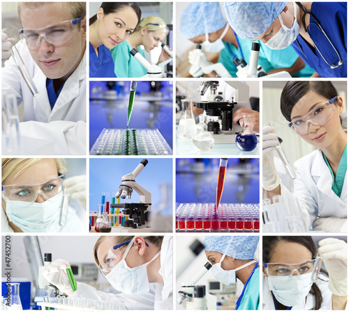 Photo: Scientific Research Team Men & Women in a Laboratory Scientific Research Team Men & Women in a Laboratory