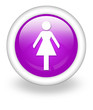 Violet Icon "Ladies Restroom"