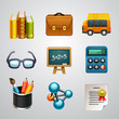 School icons-set 3