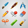 School icons-set 1