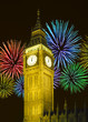 Fireworks Above Big Ben In Lon...