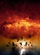Dramatic apocalyptic background