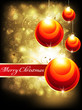 abstract glossy christmas background