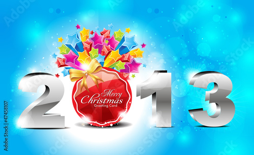 Vector: abstract glossy new year background with explode stars abstract glossy new year background with explode stars
