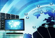 Illustration: Worldwide computer network Worldwide computer network