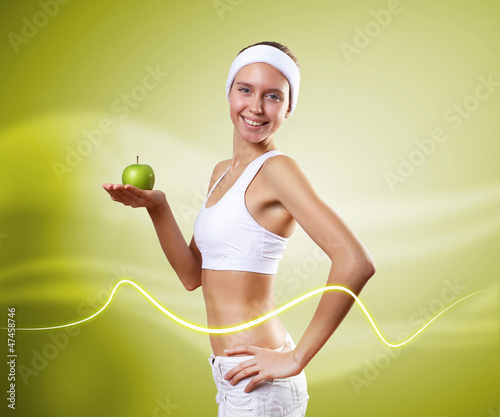 Photo: Sport and healthy food Sport and healthy food