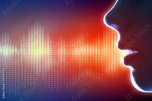 Photo: Sound wave illustration Sound wave illustration