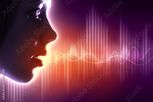 Photo: Sound wave illustration Sound wave illustration