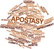 Word cloud for Apostasy