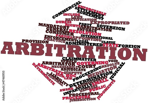 Illustration: Word cloud for Arbitration Word cloud for Arbitration