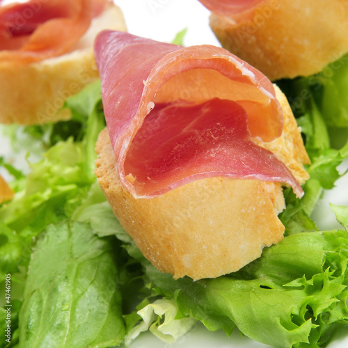 Photo: serrano ham tapas serrano ham tapas