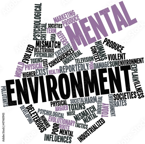 Illustration: Word cloud for Mental environment Word cloud for Mental environment