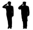 Saluting