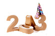 Paper numbers forming 2013