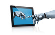 Michelangelo: Creation of Adam with Robot