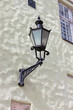 Street lamp on the wall background