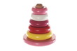 Toys pyramidion isolated on the white background