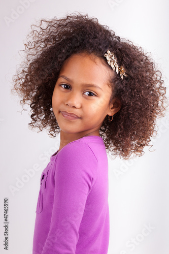 Photo: Cute young African Asian girl Cute young African Asian girl