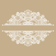 vintage ornamental template