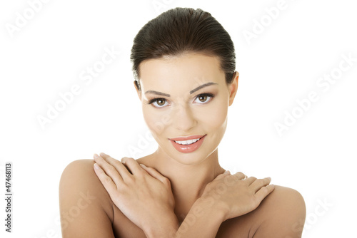 Photo: Beautiful fit topless woman Beautiful fit topless woman