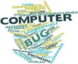 Word cloud for Computer bug