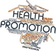 Word cloud for Health promotion