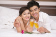 Photo: Couple with champagne Couple with champagne