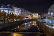 Embankment of Tepla river, Karlovy Vary; Czech republic