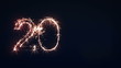 2013 Sign, New Year Sparkler