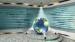 Virtual set/studio.  loop-able.
