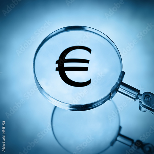 Photo: magnify euro symbol magnify euro symbol