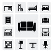 furniture icon set