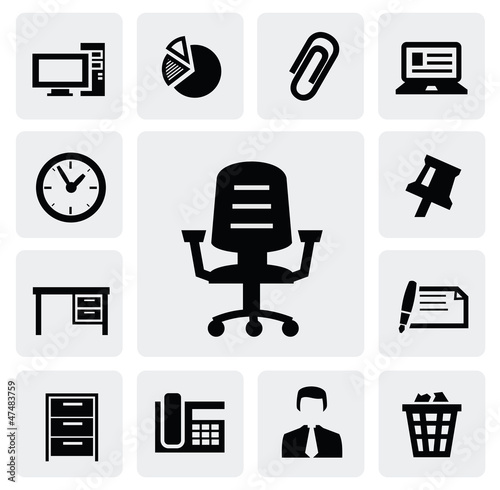 Vector: office equipment office equipment