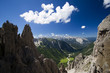 Foto: Erlspitze: Blick vom Westgrat-Klettersteig ins Eppzirler Tal Erlspitze: Blick vom Westgrat-Klettersteig ins Eppzirler Tal