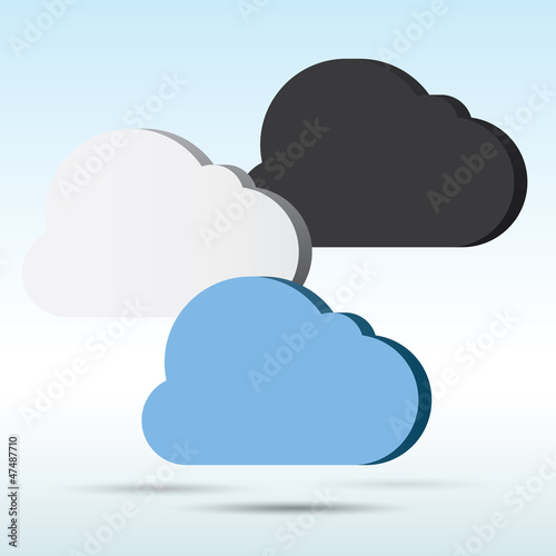 Vector: Abstract 3D speech bubble background.. Abstract 3D speech bubble background..