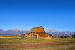Old Mormon barn in Grand Tetons