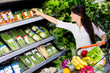 Woman grocery shopping