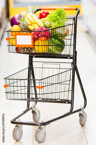 Photo: Shopping trolley Shopping trolley