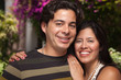 Photo: Happy Attractive Hispanic Couple At The Park Happy Attractive Hispanic Couple At The Park