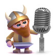 Viking hosts a very interesting radio show