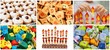 hanukkah jewish collage made from six images