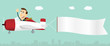Summer Banner Advertising Airplane