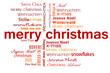 Illustration: Weihnachten Schlagwortwolke rot xmas Weihnachten Schlagwortwolke rot xmas