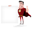 Vektor: Super Hero Message Super Hero Message