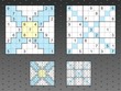 Sudoku set. Middle level