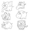 Cartoon animals