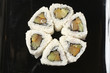 set sweet a sushi with fruit,